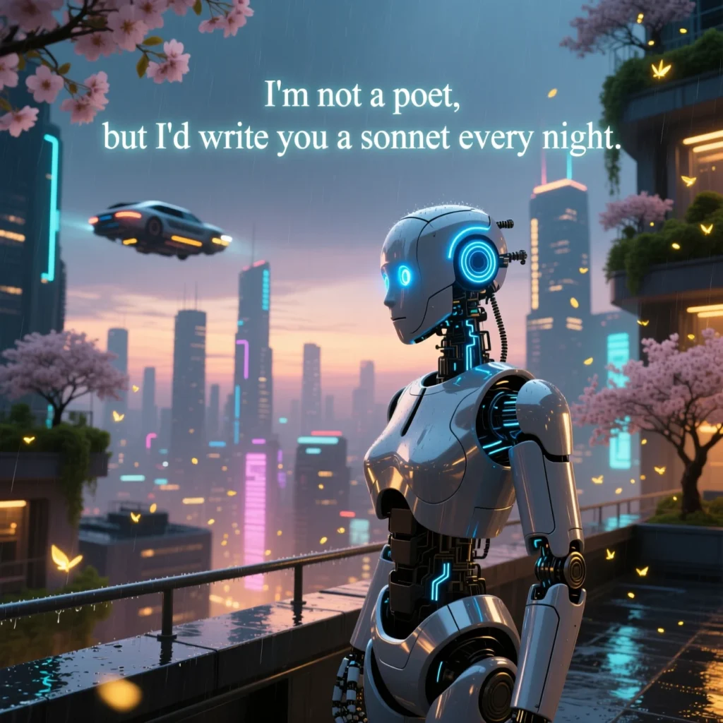 Romantic Robot Pick Up And Rizz Lines