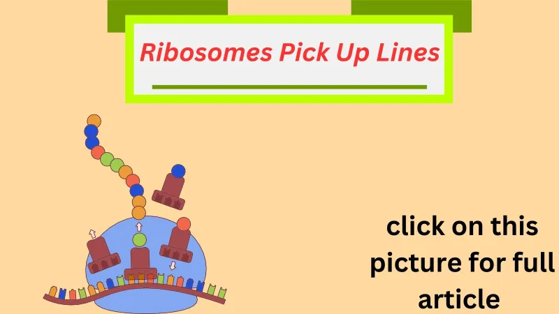 Ribosomes Pick Up Lines