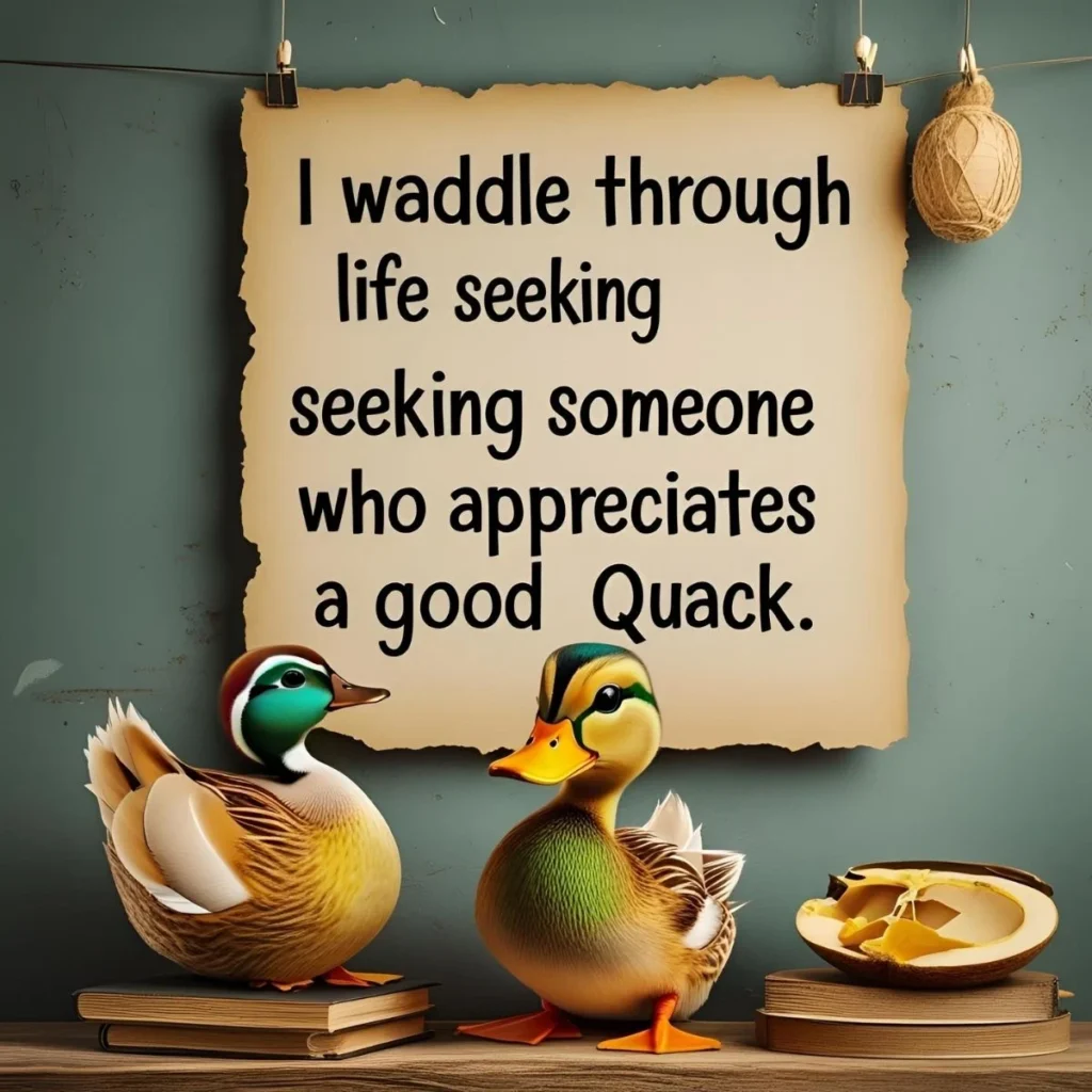 duck pick up lines