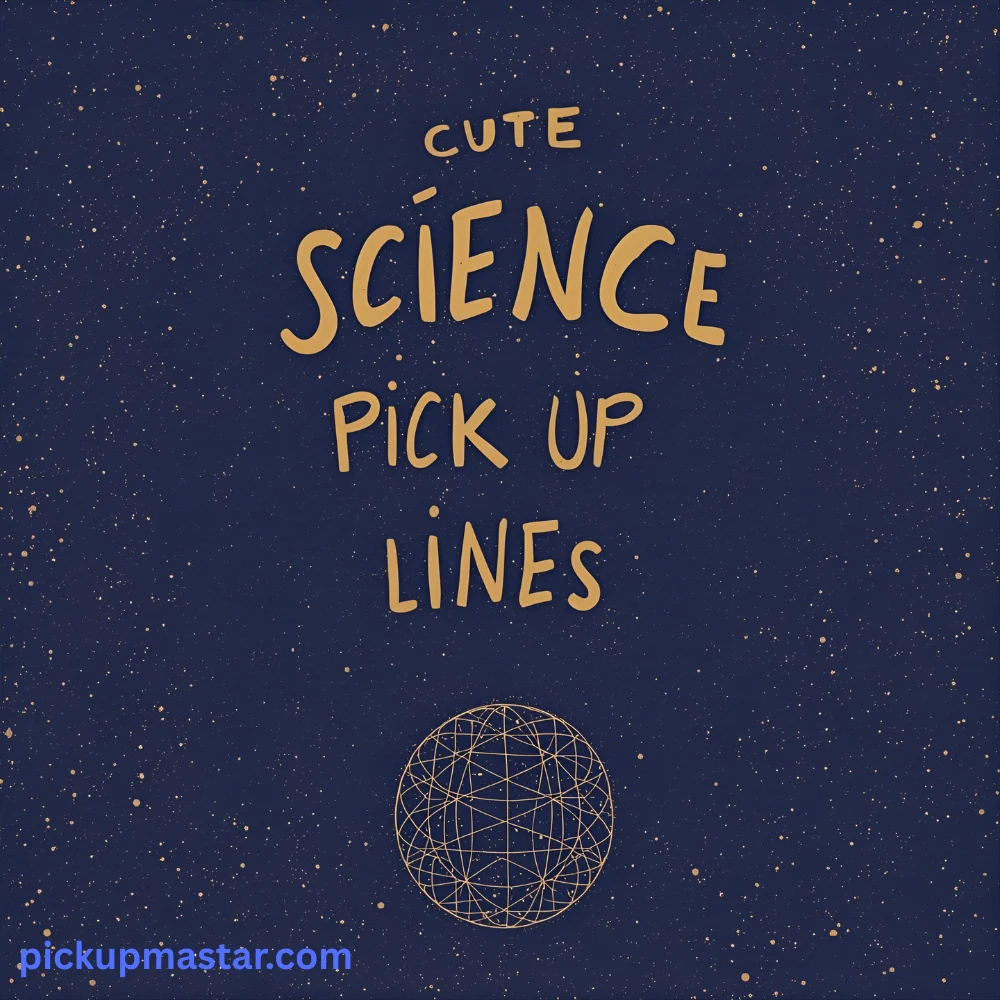 Cute Science Pick Up Lines