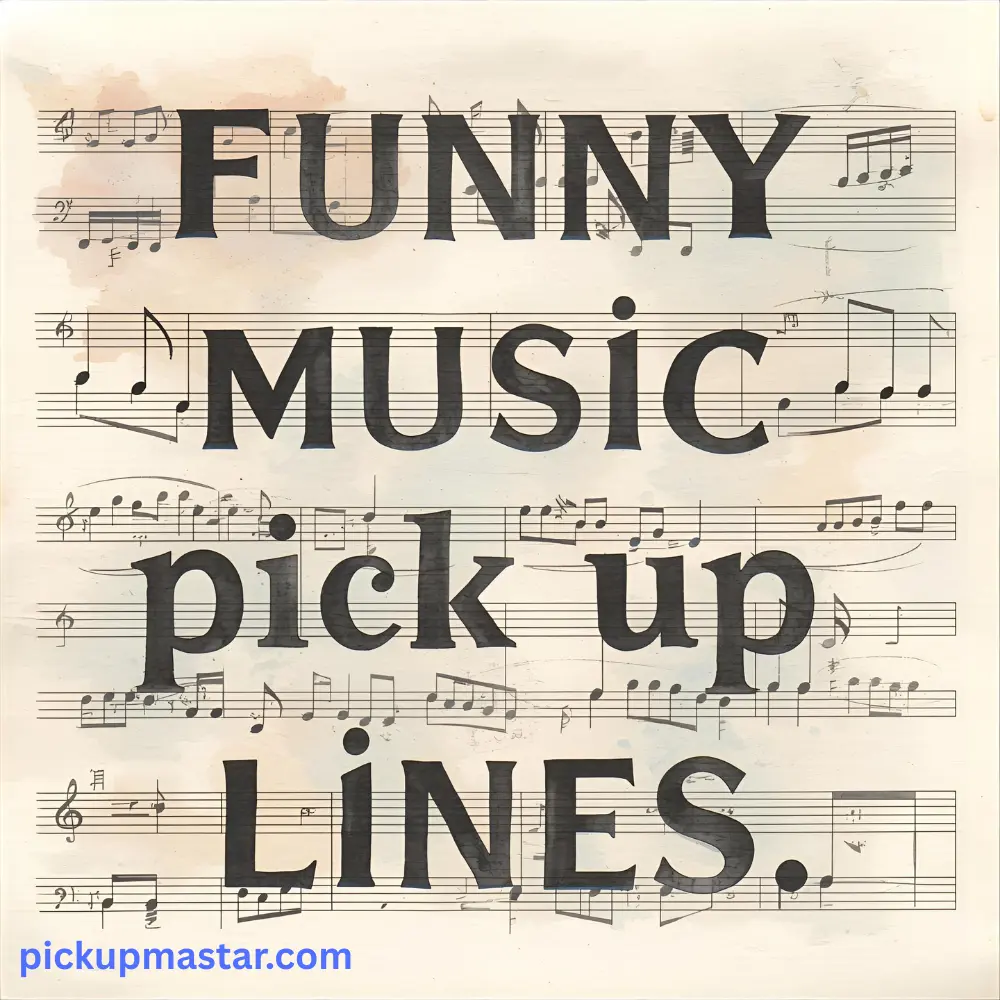 Funny Music Pick Up Lines