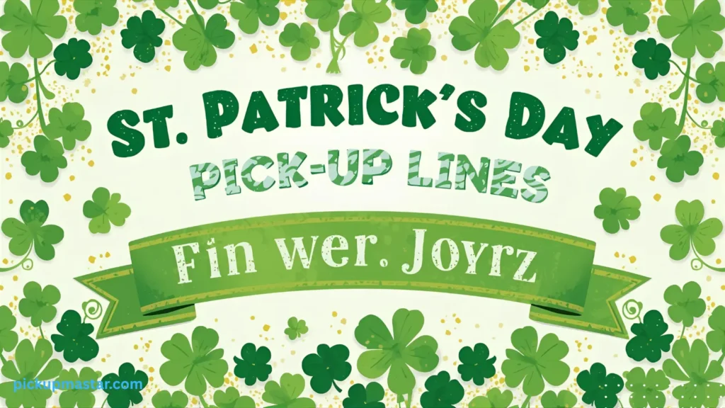 Irish St Patricks Day Pick Up Lines