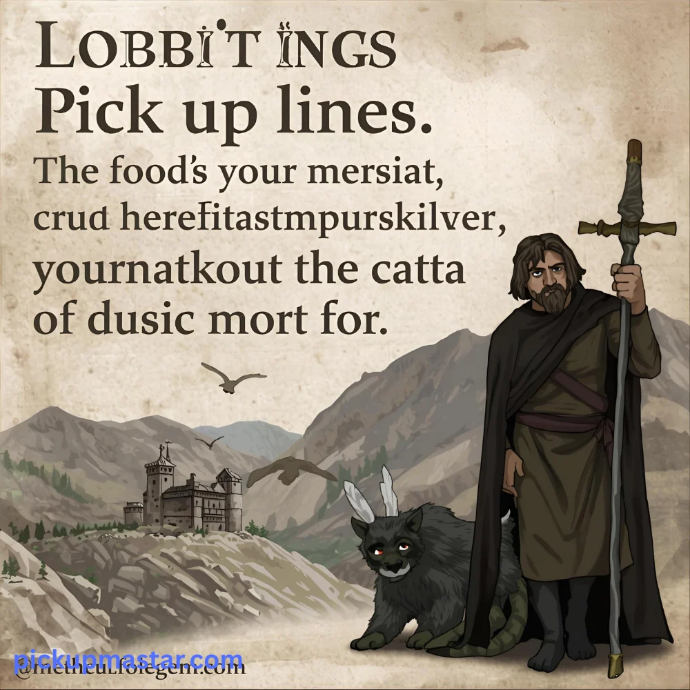 Lord Rings Hobbit Pick Up Lines Tinder