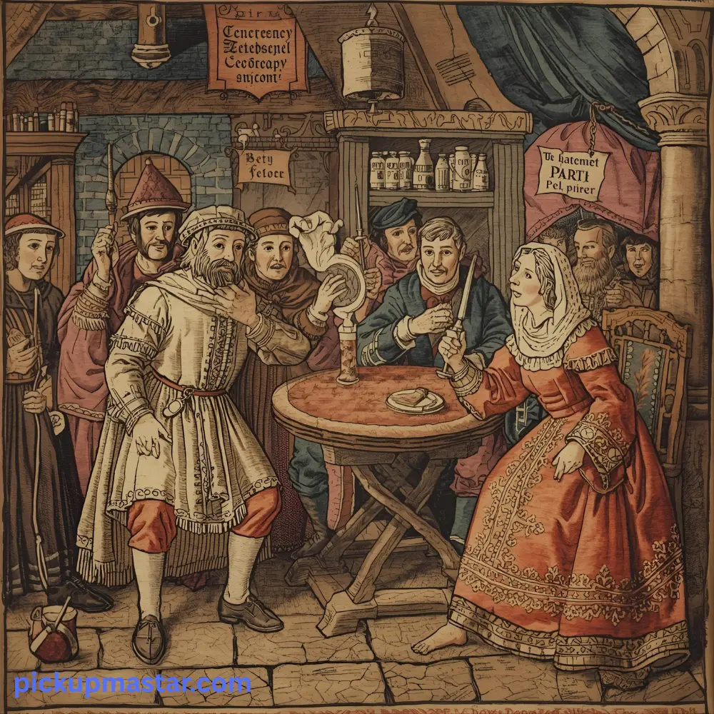 Medieval middle age pick up lines funny