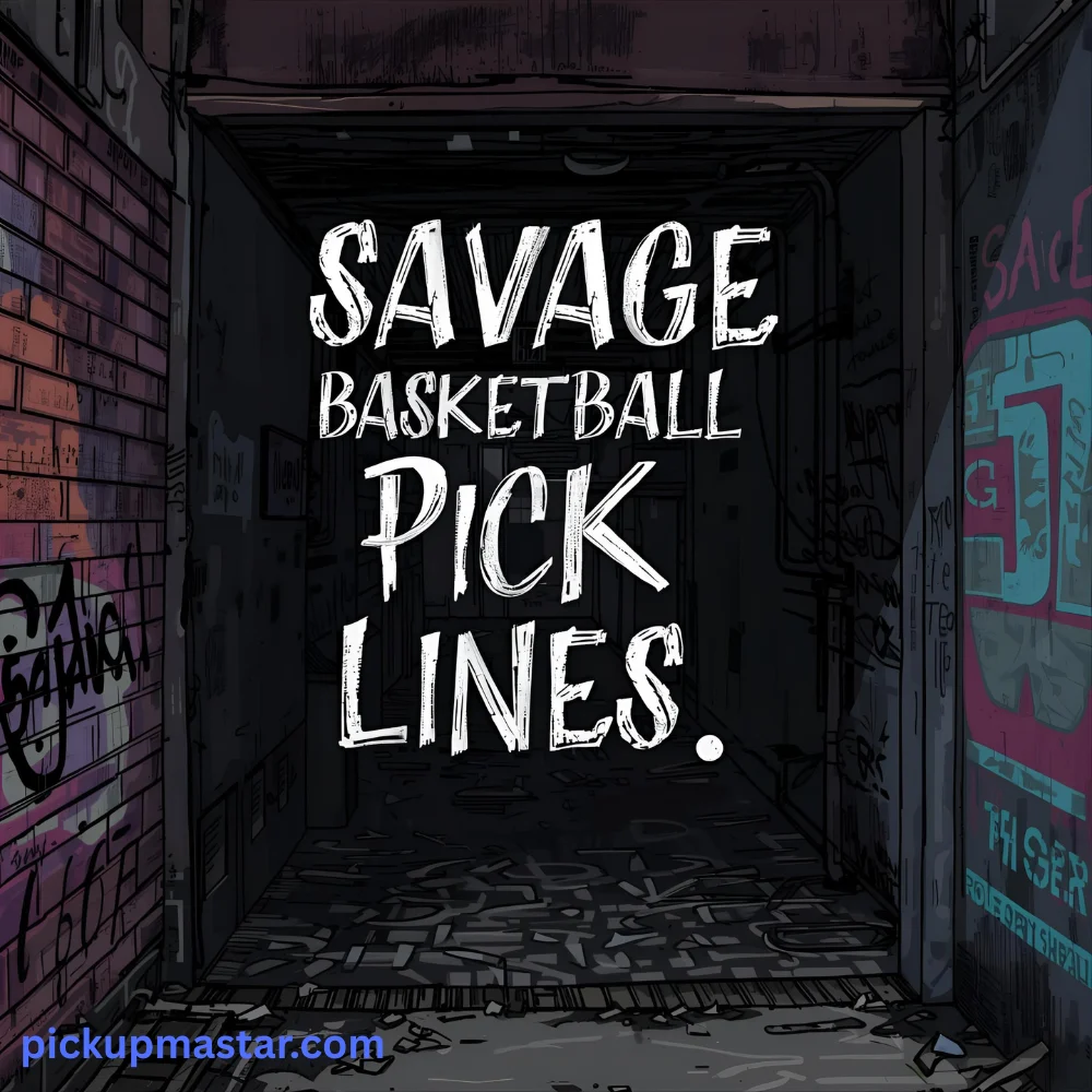 Savage Basketball Pick Up Lines