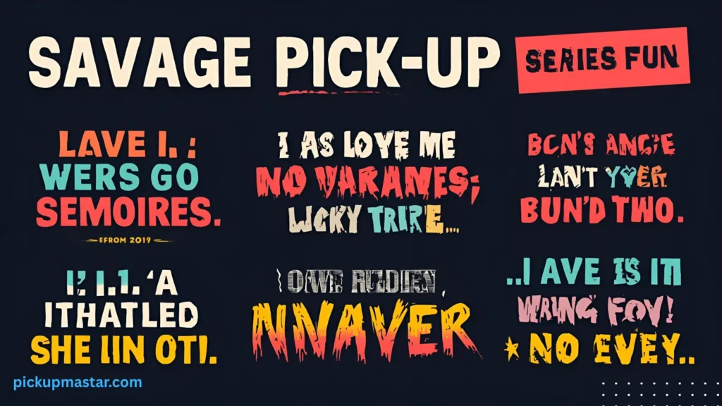 Savage Pick Up Lines for Girls