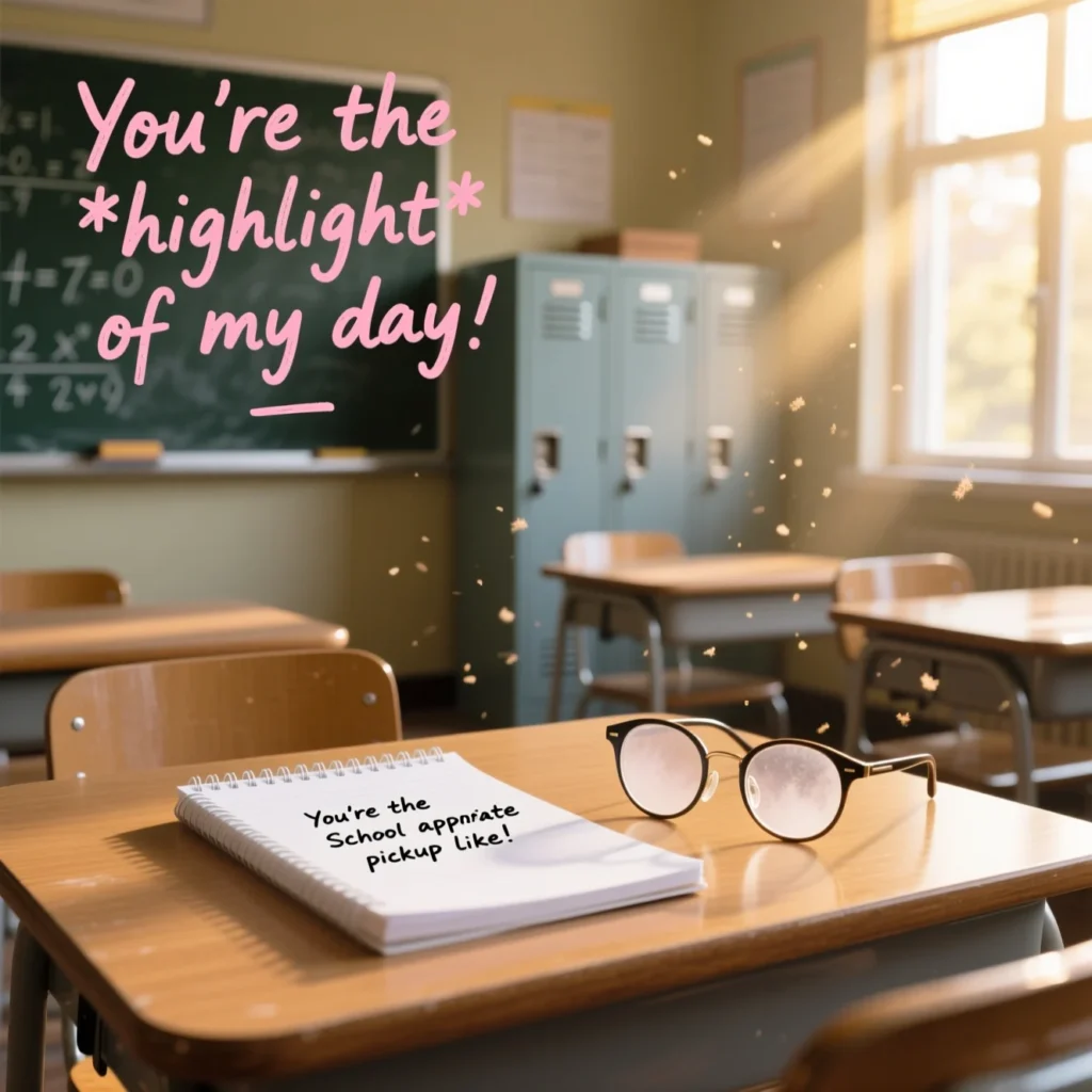 School Appropriate Pick Up Lines