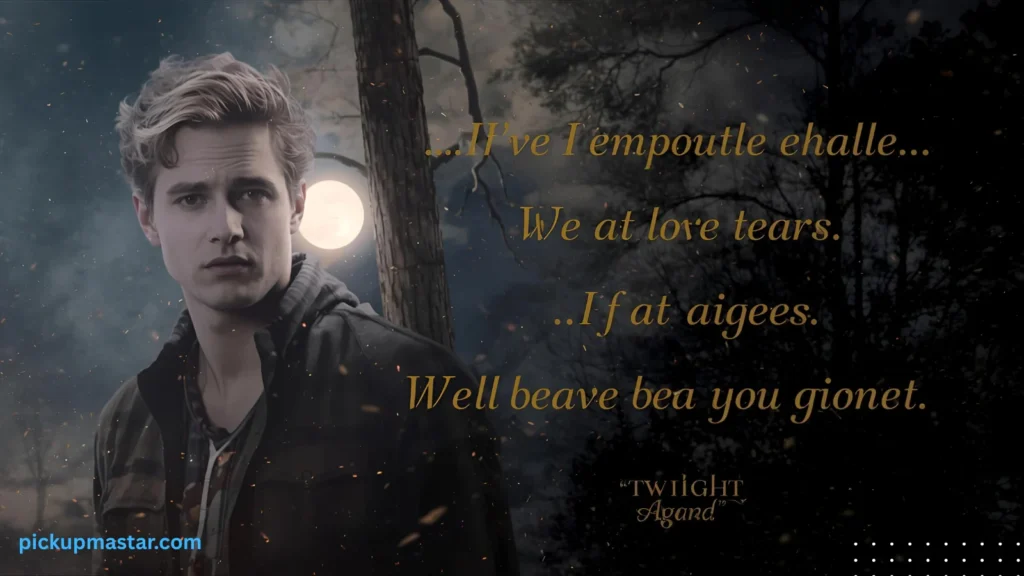 Twilight Pick Up Lines