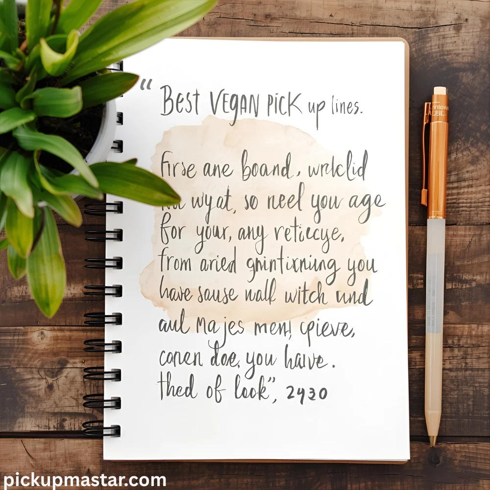 Best Vegan Pick Up Lines