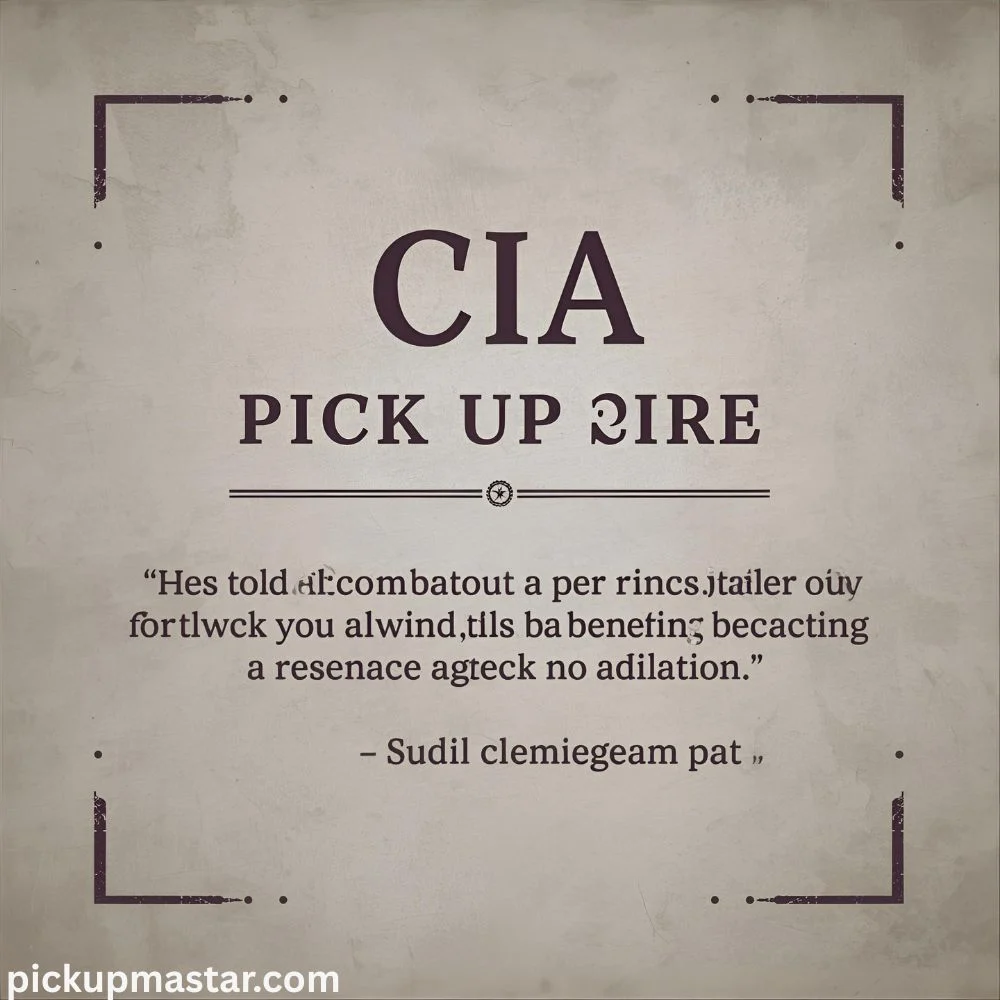 CIA Pick Up Lines