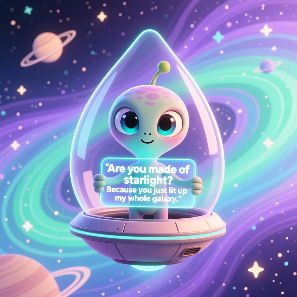 Cute Alien Pick Up Lines