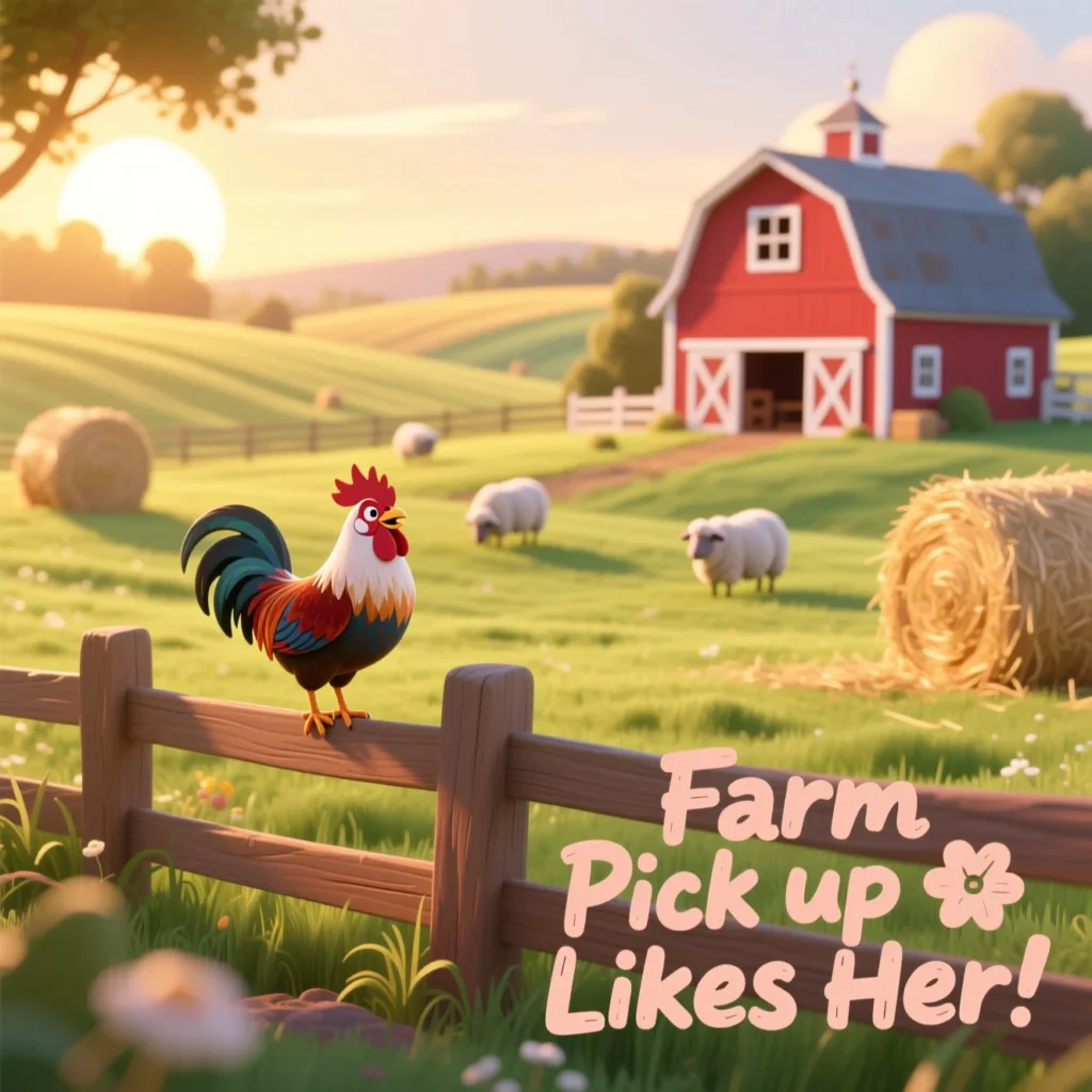 Cute Farm Pick Up Lines for Her