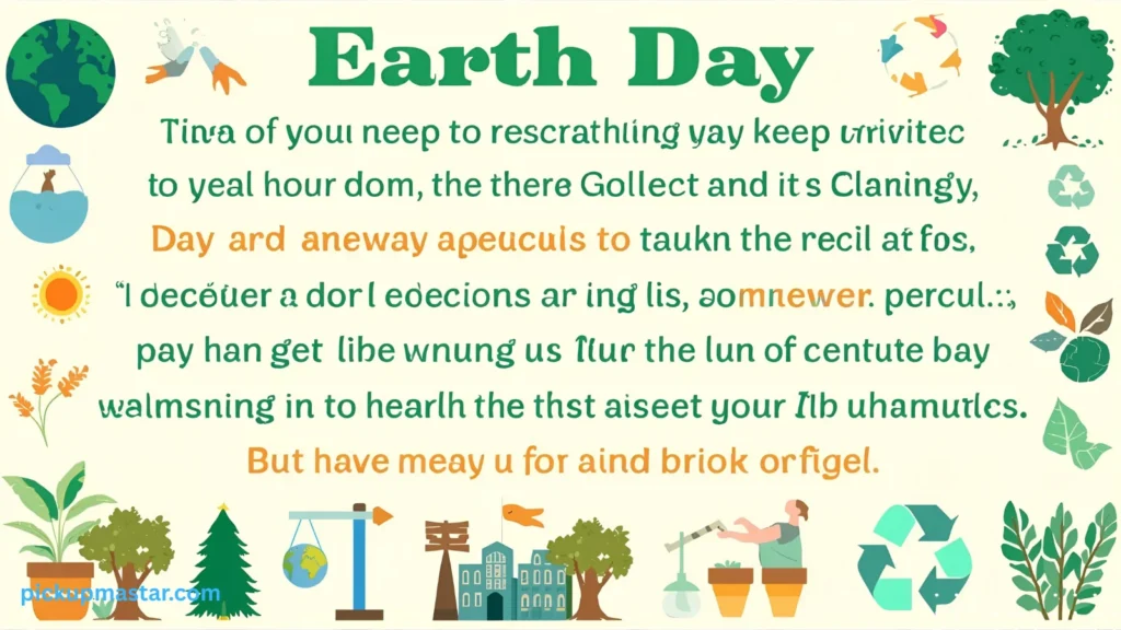 Earth Day and Climate Environment Pick Up Lines
