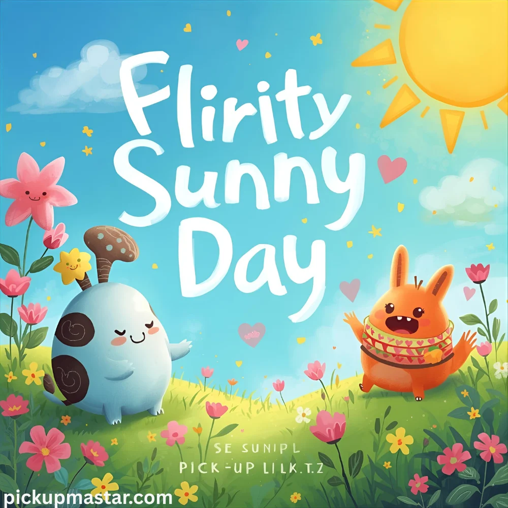  Flirty Sunny Day Pick Up Lines