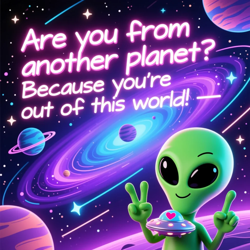 Funny Alien Pick Up Lines