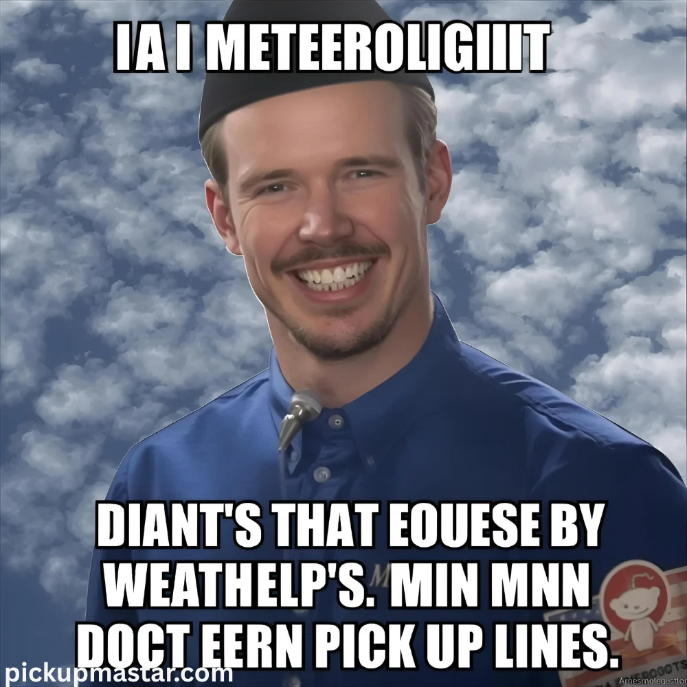 Meteorologist Weatherman Pick Up Lines Reddit