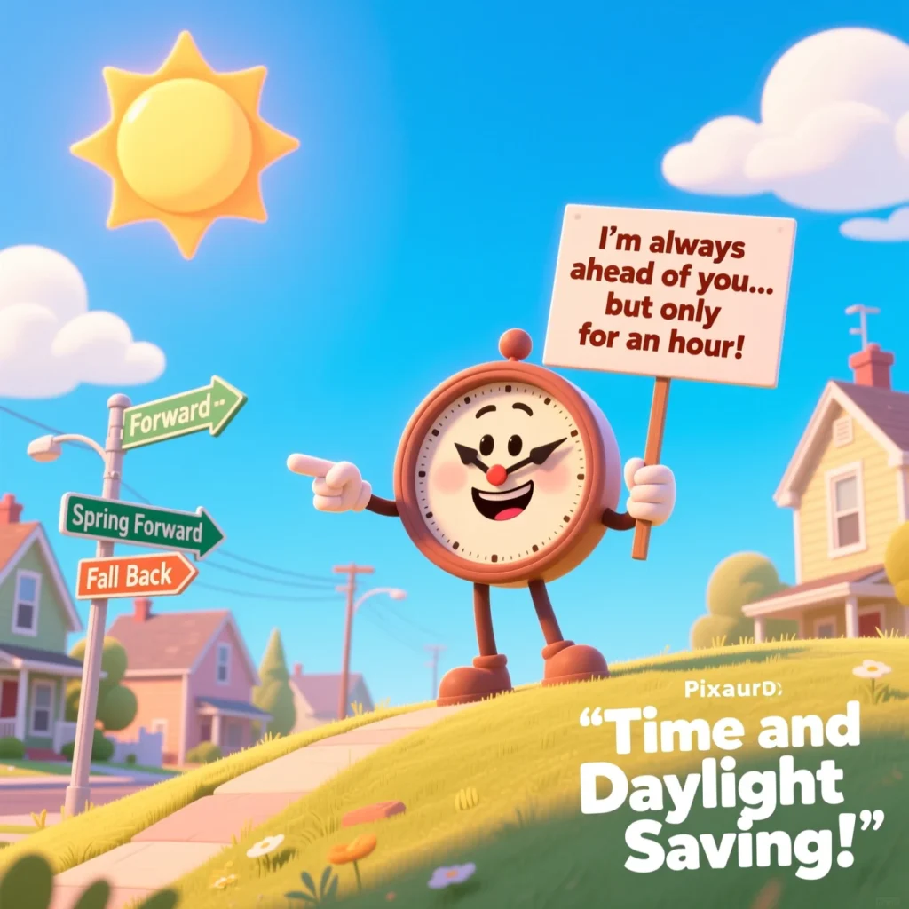 Time and Daylight Saving Pick Up Lines Funny