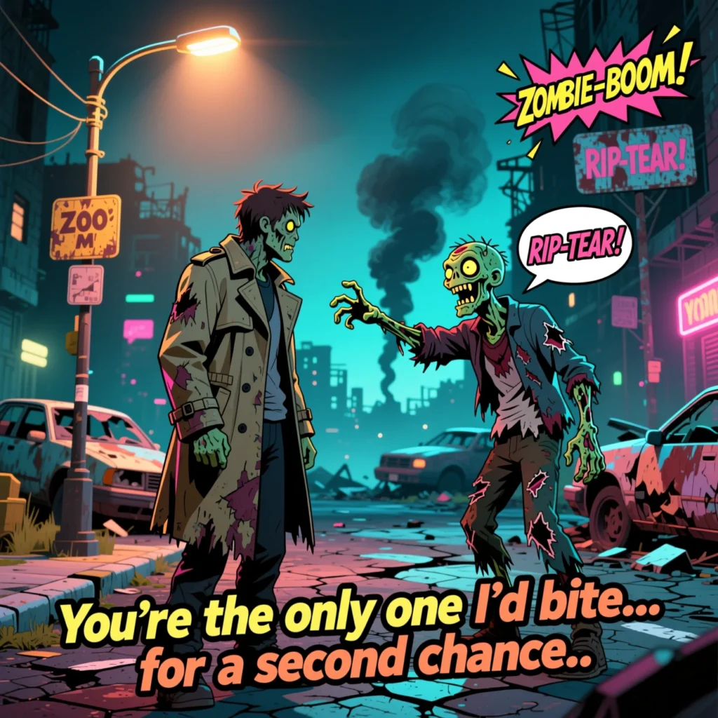 Zombie Apocalypse Pick Up Lines