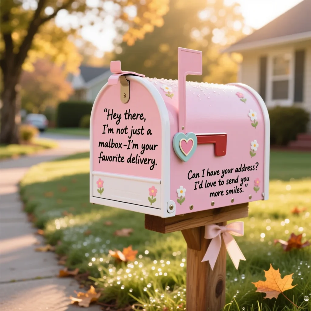 Cute Mailbox Pick Up Lines