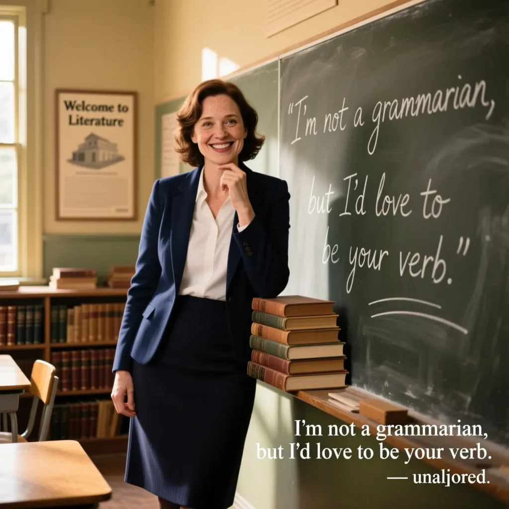 English Teacher Pick Up Lines