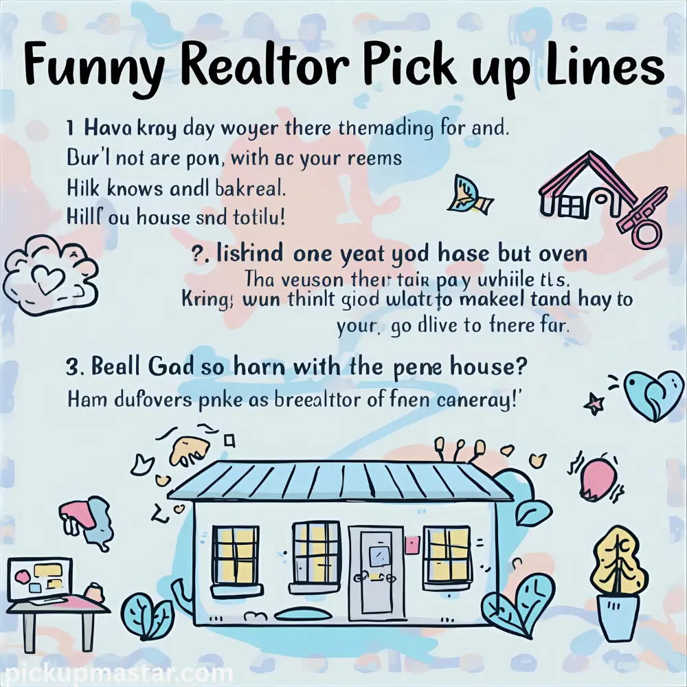 Funny Realtor Pick Up Lines