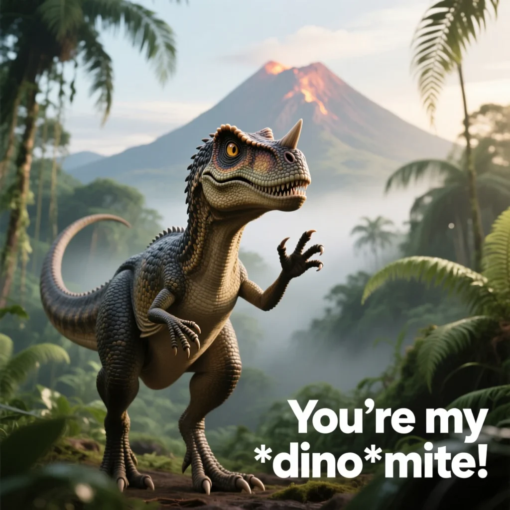 Jurassic Dinosaur Pick-Up Lines
