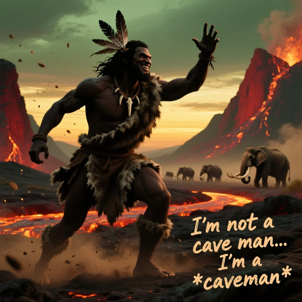 Prehistoric Caveman Rizz Lines