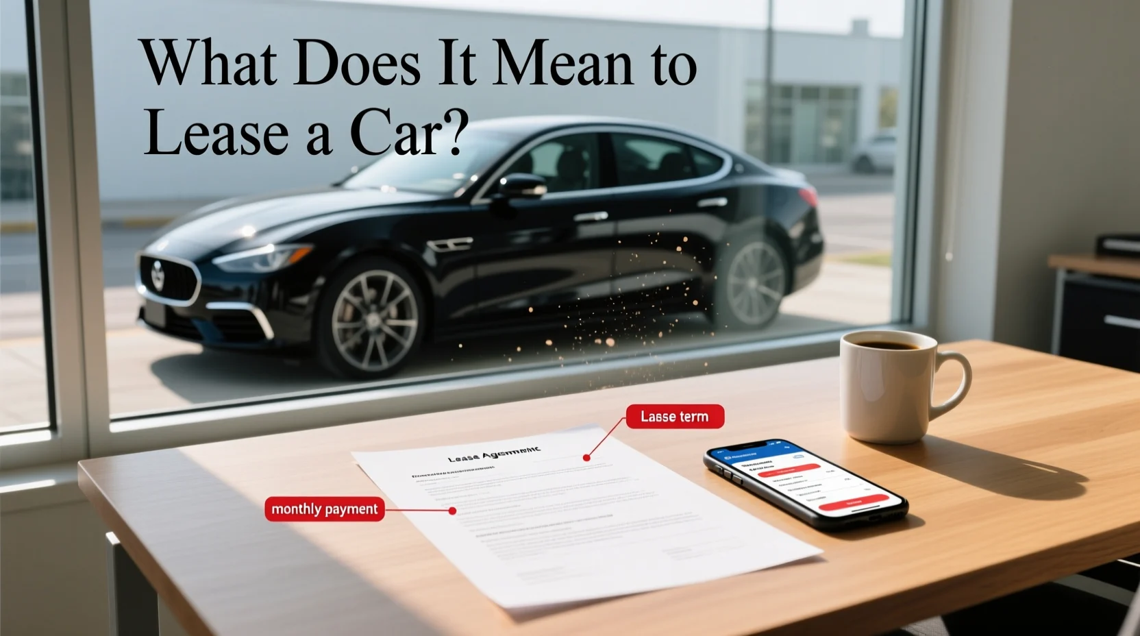 What Does It Mean to Lease a Car